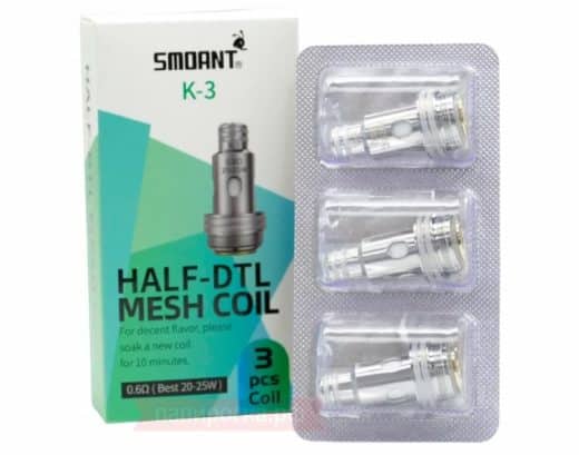 Испаритель Smoant Pasito 2/Knight 80 Half-DTL Mesh 0.6ohm K3