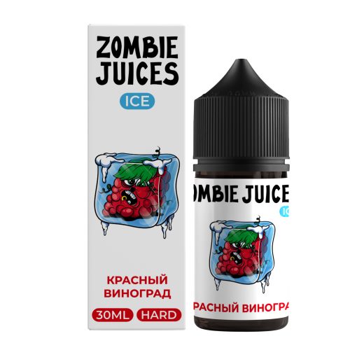 Жидкость Zombie Juices Ice - Красный виноград HARD