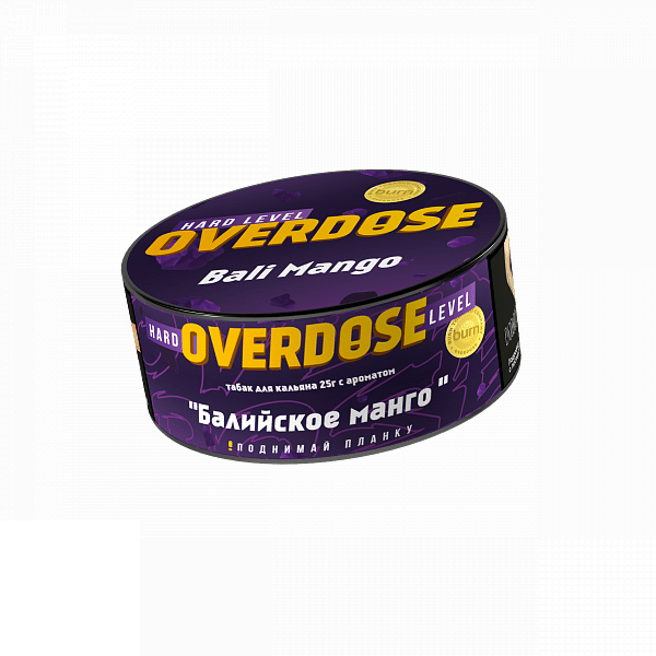 Табак для кальяна Overdose Bali Mango 25 гр