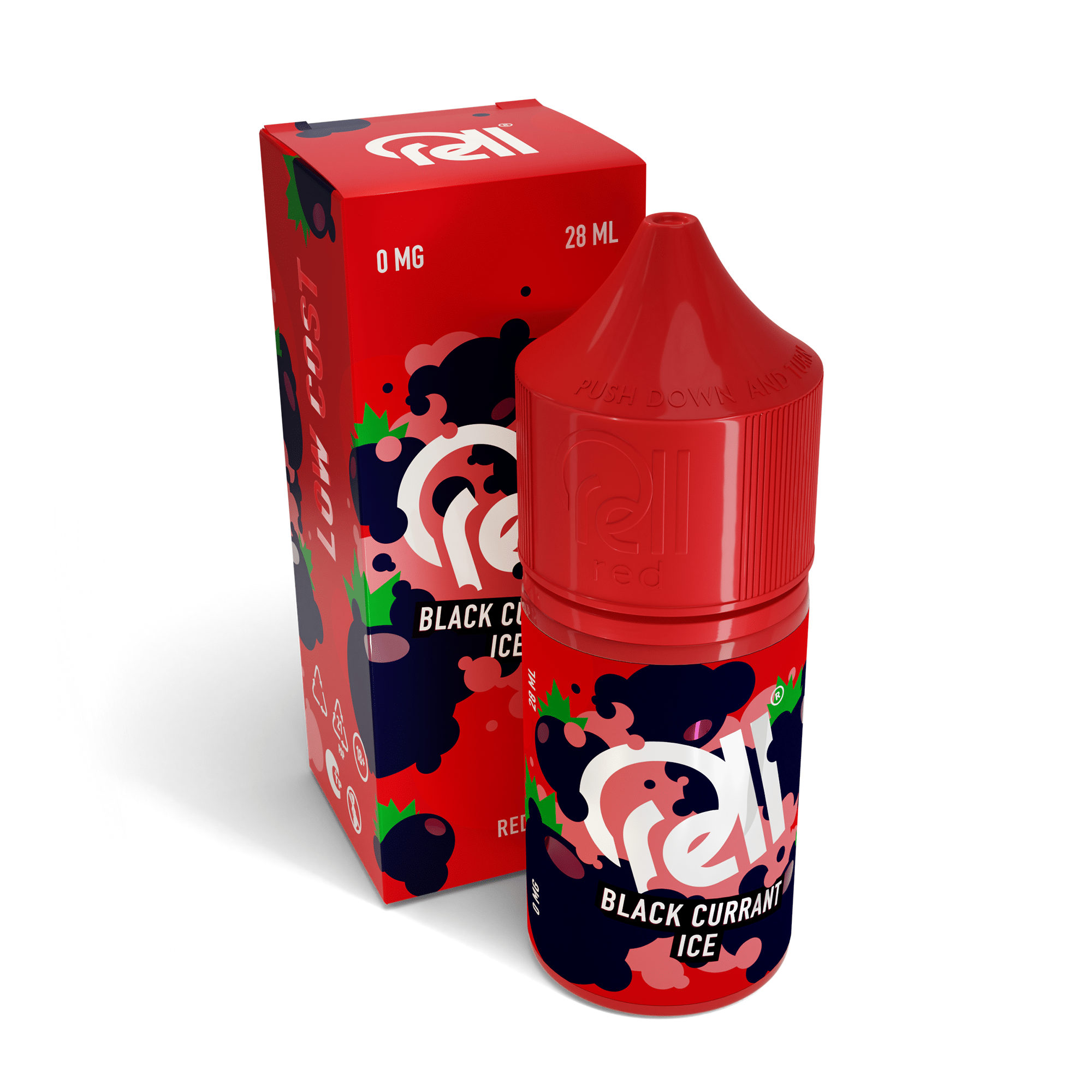 Жидкость Rell Low Cost - Black Currant Ice 28 мл 0 мг