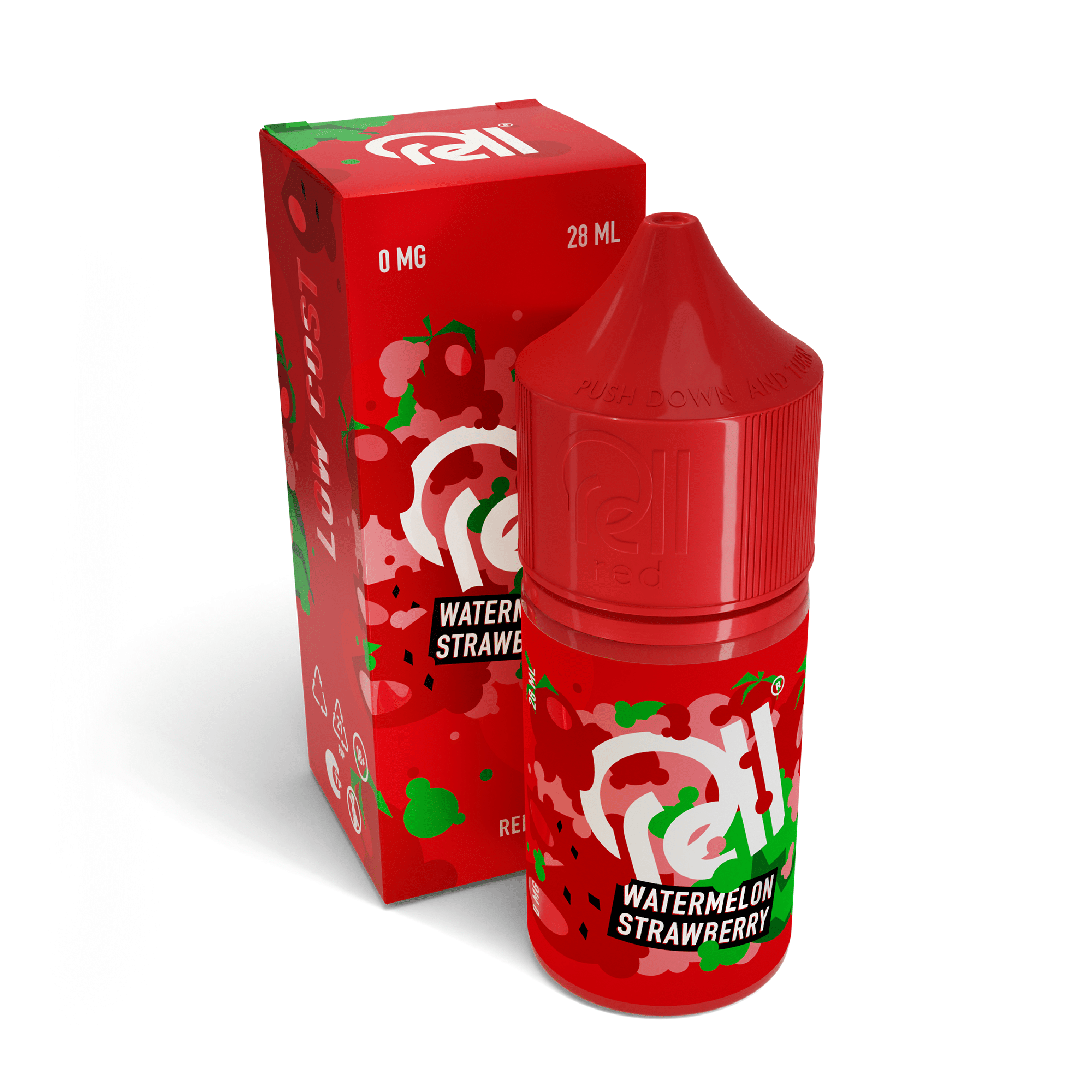 Жидкость Rell Low Cost - Watermelon Strawberry 28 мл 0 мг