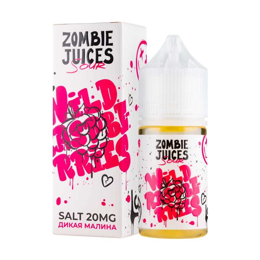 Жидкость Zombie Juices Sour - Дикая малина 20 мг