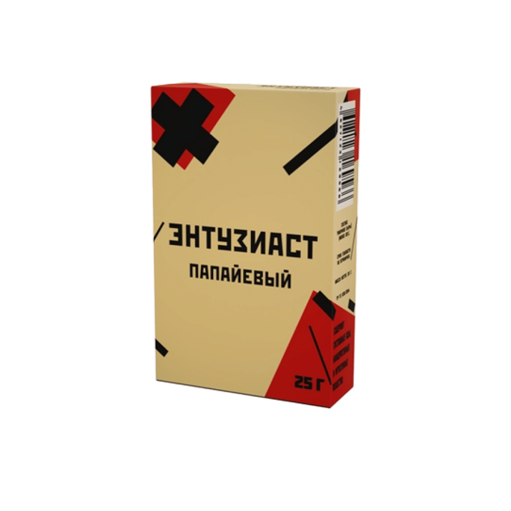 Табак для кальяна "Энтузиаст" с ароматом папайи (ПАПАЙЕВЫЙ), 25 г