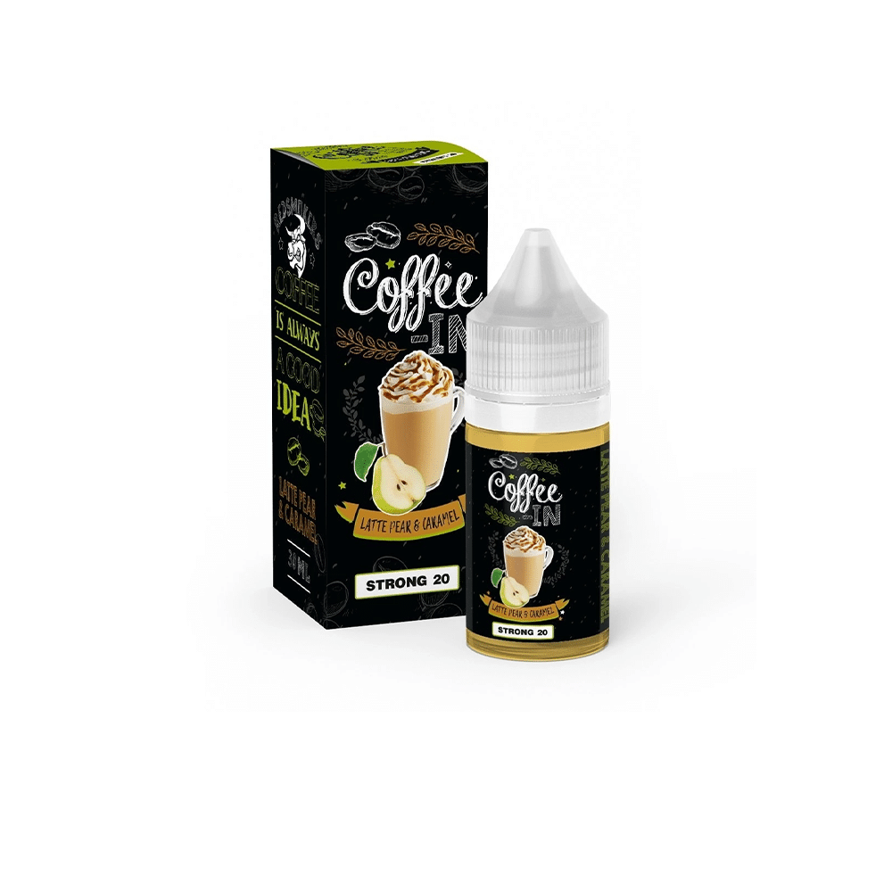 Жидкость Coffee In Salt - LATTE Pear & Caramel 20 Strong