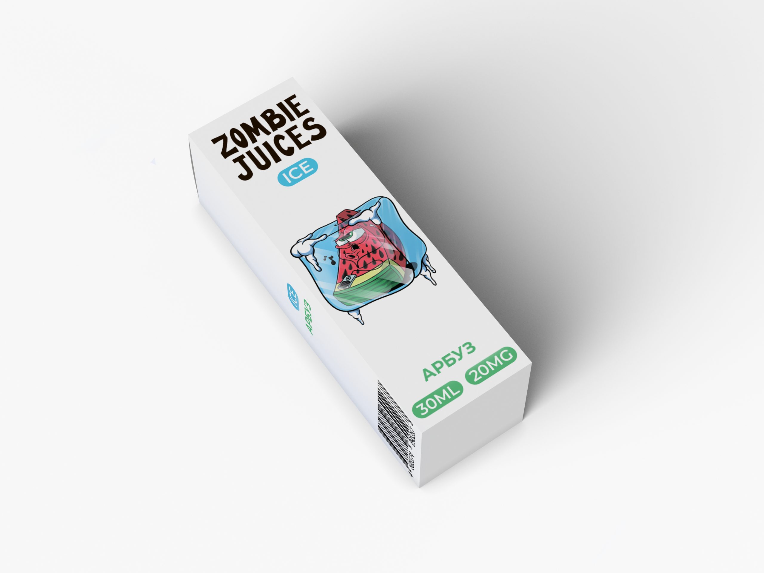 Жидкость для ЭСДН Zombie Juices Ice Арбуз SALT 30ml 20mg