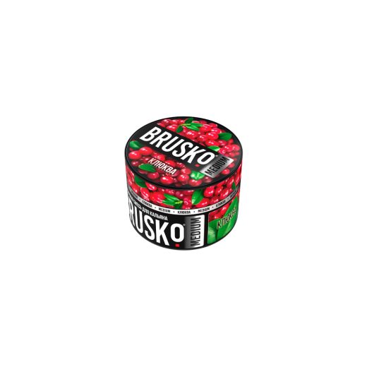 Бестабачная смесь для кальяна BRUSKO, 50 г, Клюква, Medium