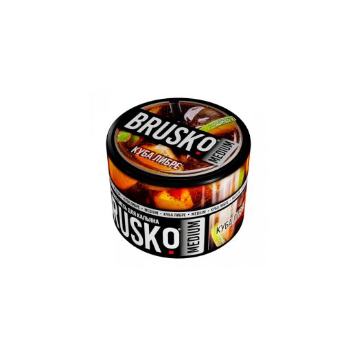 Бестабачная смесь для кальяна BRUSKO, 50 г, Куба либре, Medium