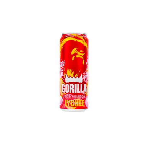 Энергетический напиток "GORILLA" со вкусом личи и груша 0,45, ж/б