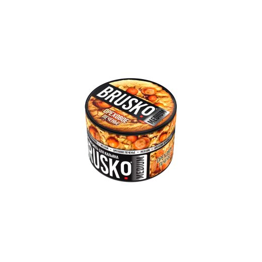 Бестабачная смесь для кальяна BRUSKO, 50 г, Ореховое печенье, Medium