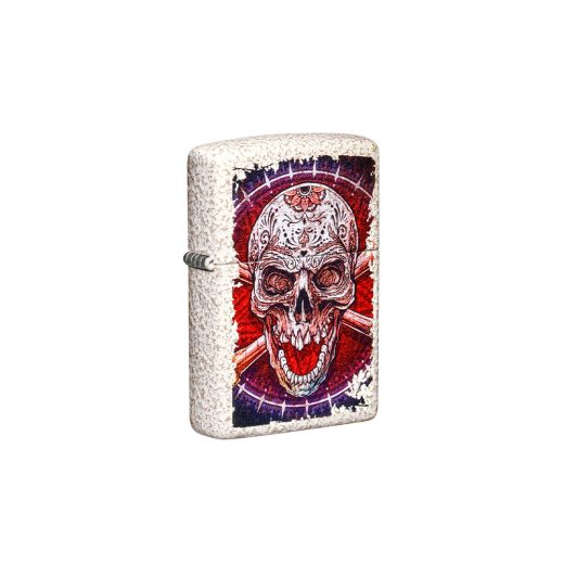 Зажигалка ZIPPO Skull Design с покрытием Mercury Glass