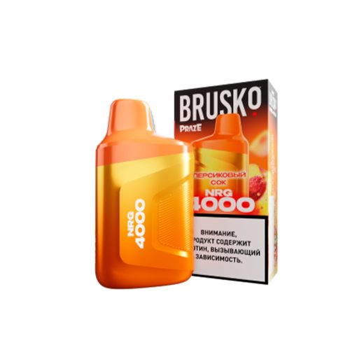 BRUSKO NRG 4000 - персиковый сок