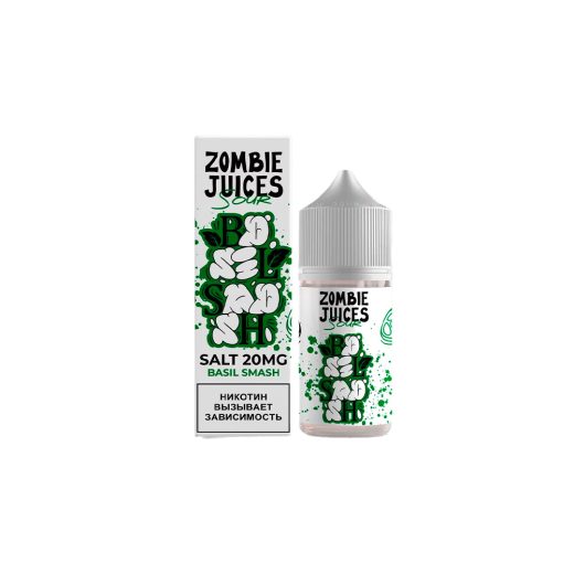 Жидкость для ЭСДН Zombie Juices Sour Базилик Смэш 30ml SALT 20mg