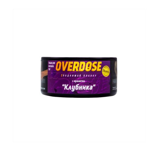 Табак для кальяна Overdose Strawberry 25гр МРК