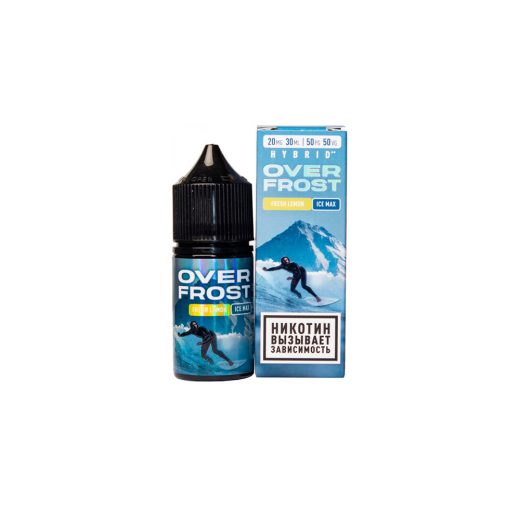 Жидкость DEEP VAPE OVERFROST HYBRID Fresh Lemon Ice Max 30 мл